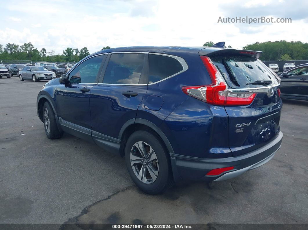 2018 Honda Cr-v Lx Dark Blue vin: 2HKRW5H36JH420982