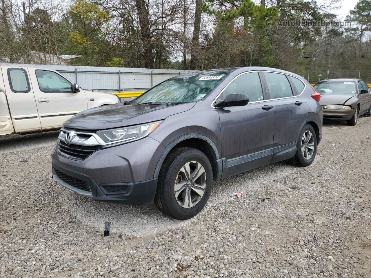 2019 Honda Cr-v Lx Charcoal vin: 2HKRW5H36KH403830