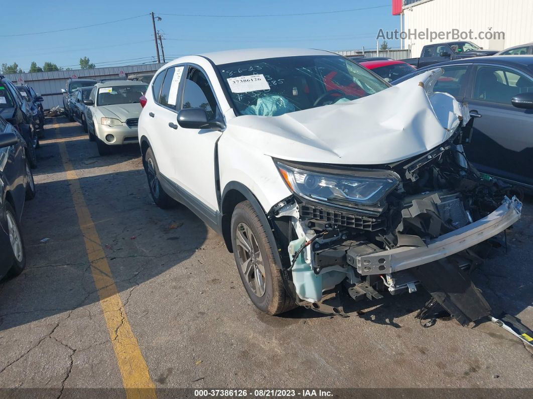 2019 Honda Cr-v Lx White vin: 2HKRW5H36KH405285