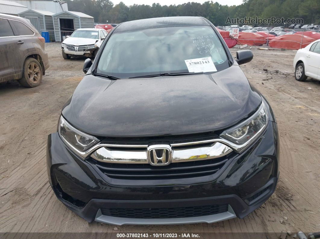 2019 Honda Cr-v Lx Black vin: 2HKRW5H36KH405996