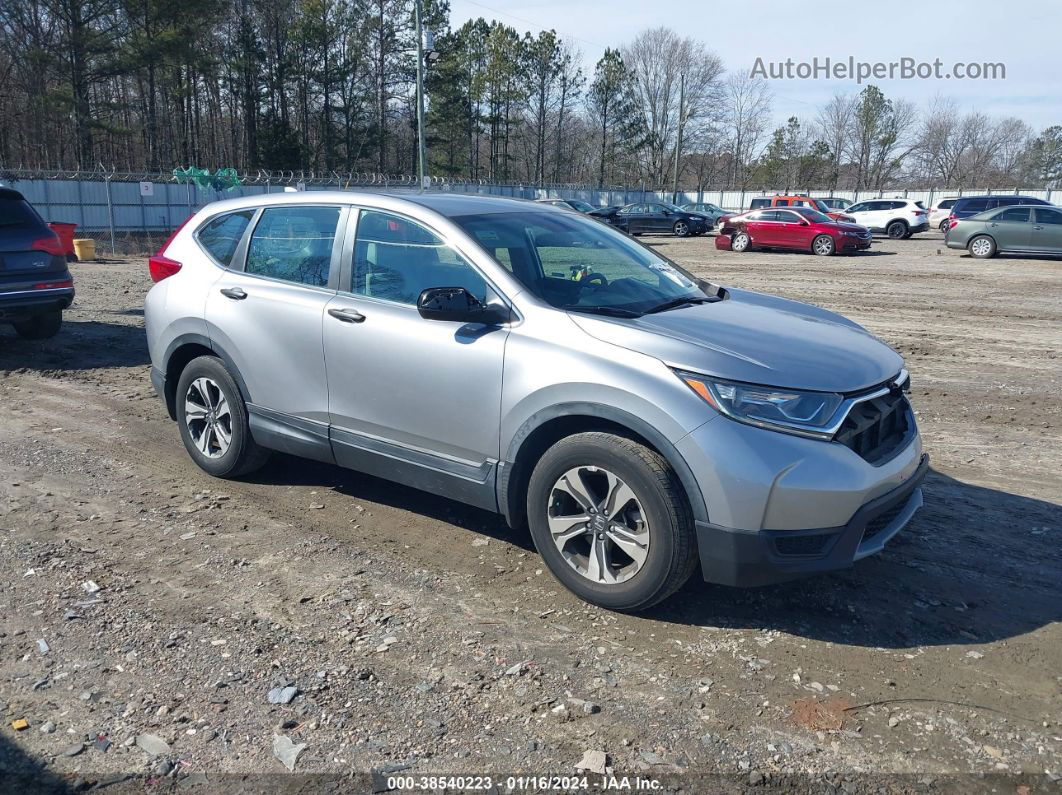 2019 Honda Cr-v Lx Silver vin: 2HKRW5H36KH408476