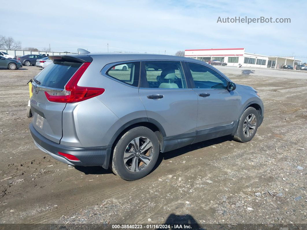 2019 Honda Cr-v Lx Silver vin: 2HKRW5H36KH408476