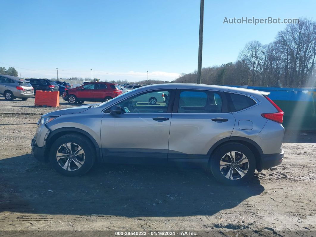 2019 Honda Cr-v Lx Silver vin: 2HKRW5H36KH408476