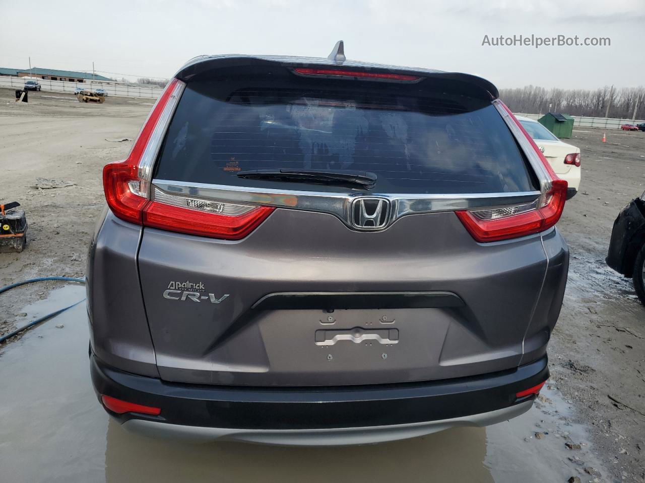 2019 Honda Cr-v Lx Gray vin: 2HKRW5H36KH410146