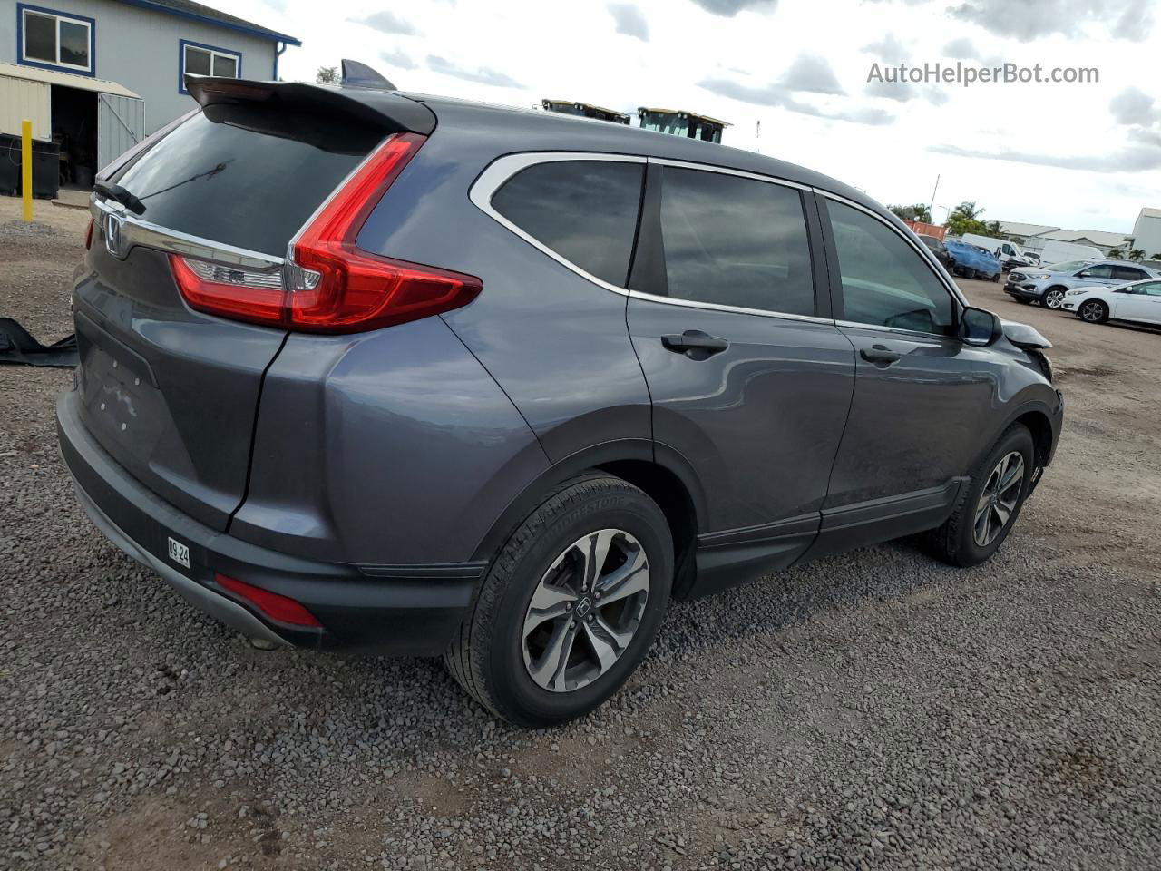 2017 Honda Cr-v Lx Gray vin: 2HKRW5H37HH400072