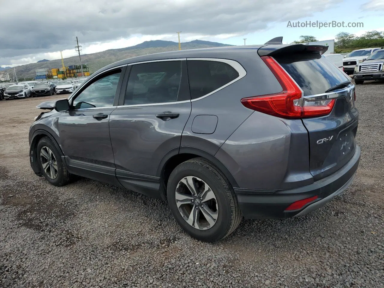 2017 Honda Cr-v Lx Gray vin: 2HKRW5H37HH400072