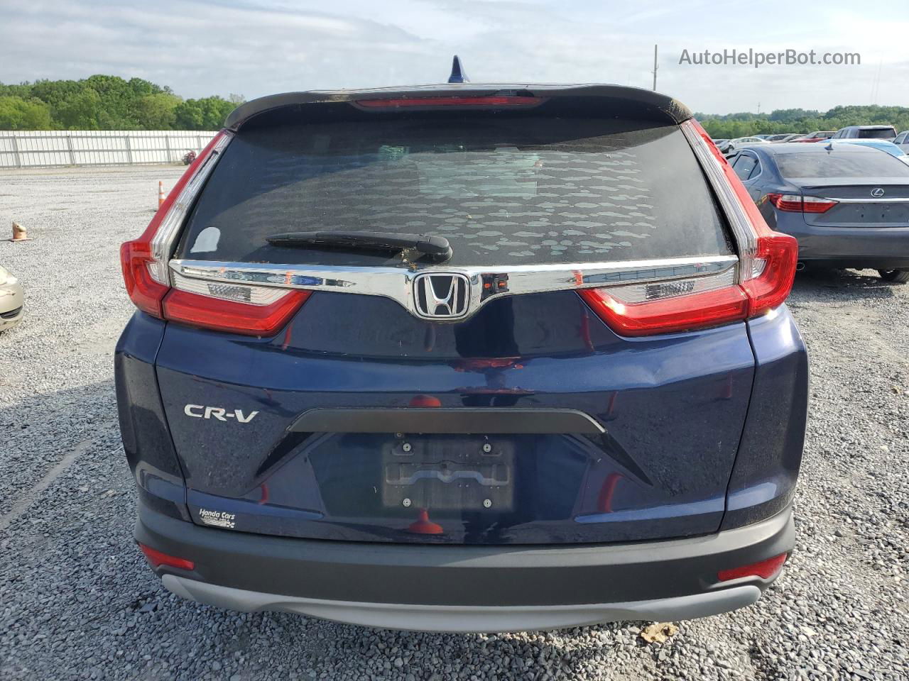 2018 Honda Cr-v Lx Blue vin: 2HKRW5H37JH424670