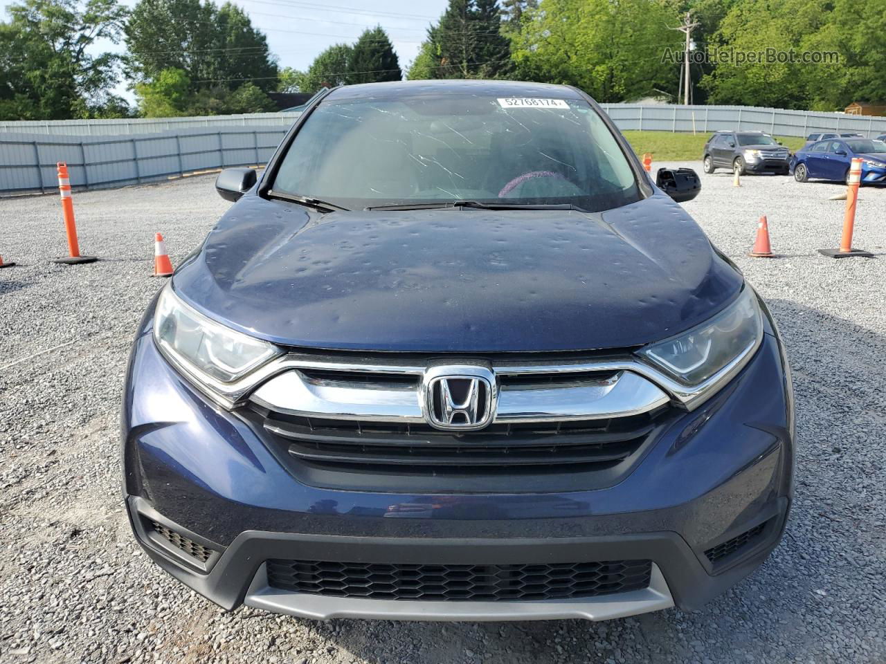 2018 Honda Cr-v Lx Blue vin: 2HKRW5H37JH424670