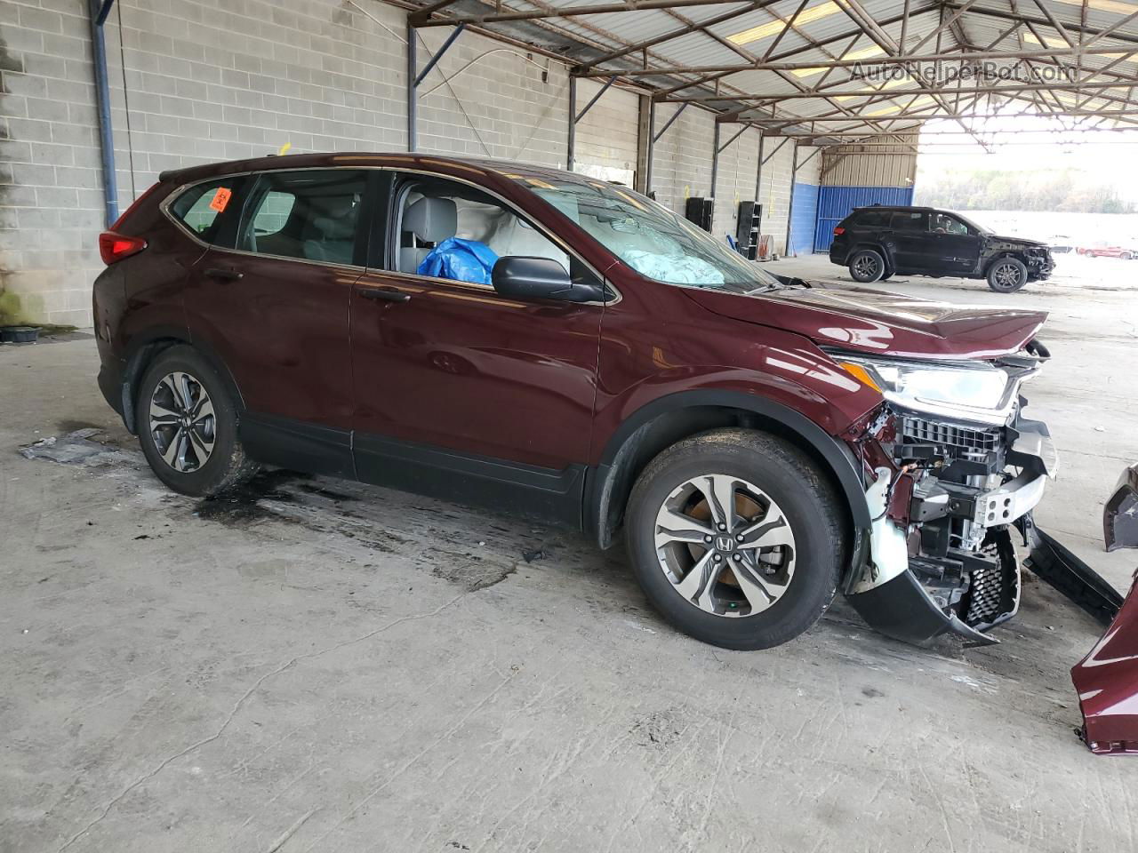 2019 Honda Cr-v Lx Бордовый vin: 2HKRW5H37KH409166