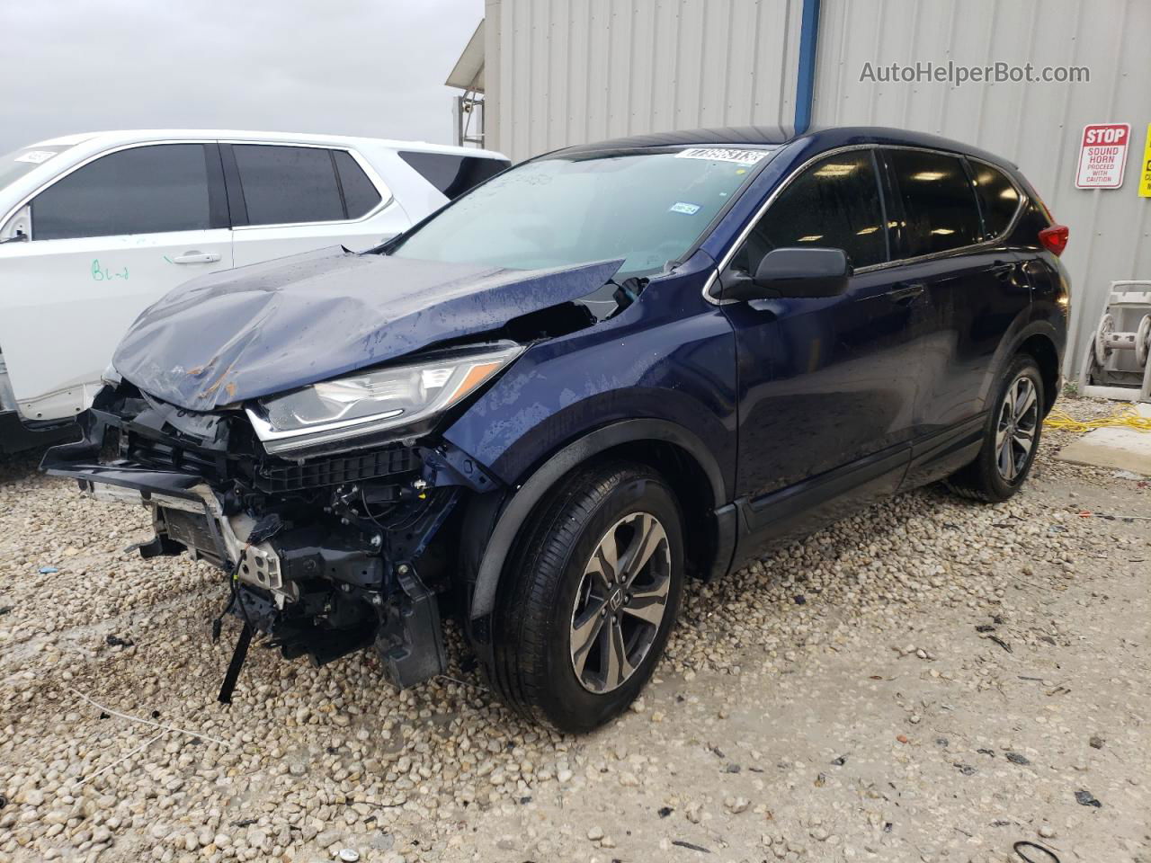 2018 Honda Cr-v Lx Blue vin: 2HKRW5H38JH415119