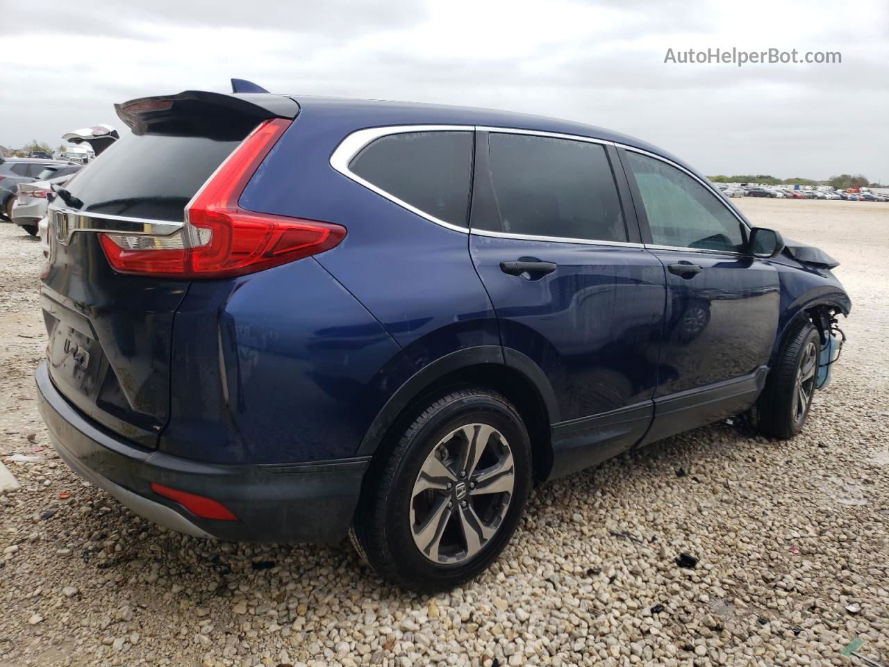 2018 Honda Cr-v Lx Blue vin: 2HKRW5H38JH415119