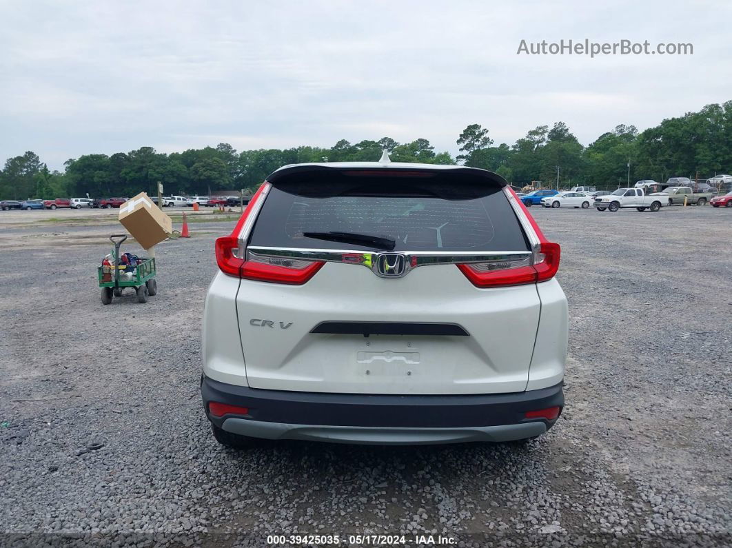 2018 Honda Cr-v Lx White vin: 2HKRW5H38JH419879