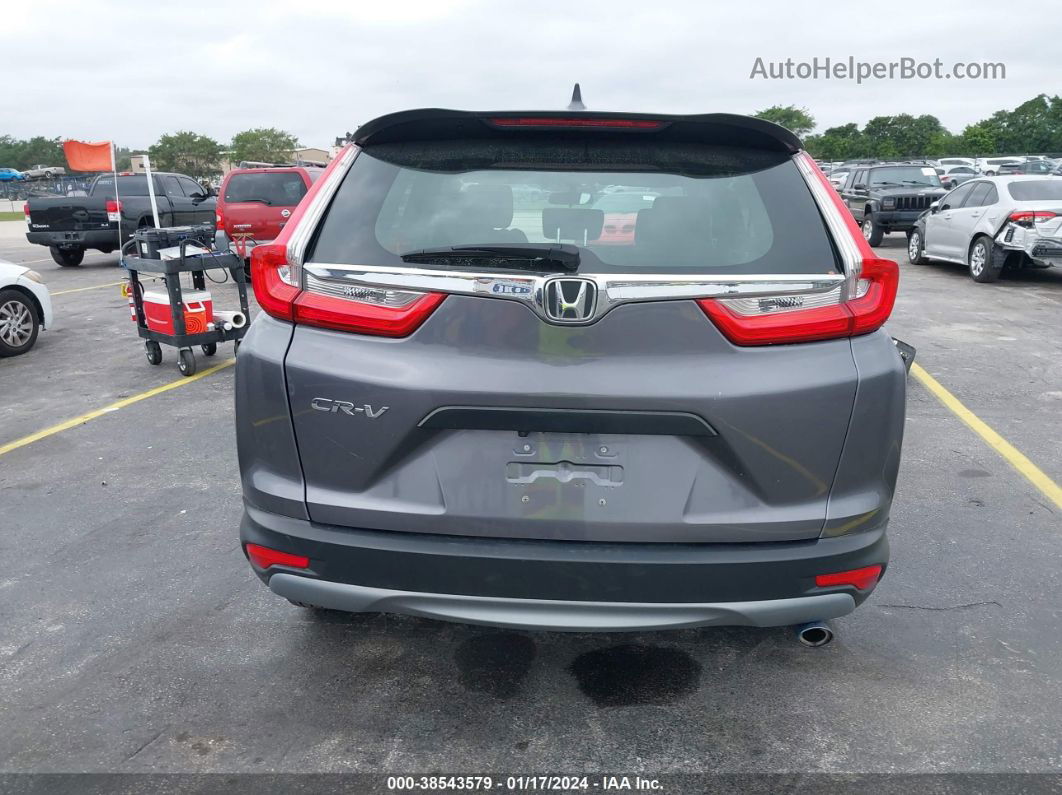 2019 Honda Cr-v Lx Gray vin: 2HKRW5H38KH404266