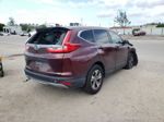 2019 Honda Cr-v Lx Burgundy vin: 2HKRW5H38KH404705