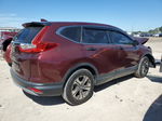 2018 Honda Cr-v Lx Burgundy vin: 2HKRW5H39JH402184