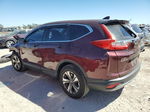 2018 Honda Cr-v Lx Burgundy vin: 2HKRW5H39JH402184