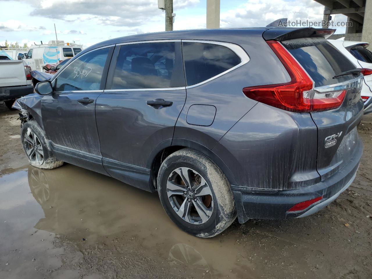 2019 Honda Cr-v Lx Серый vin: 2HKRW5H39KH402302