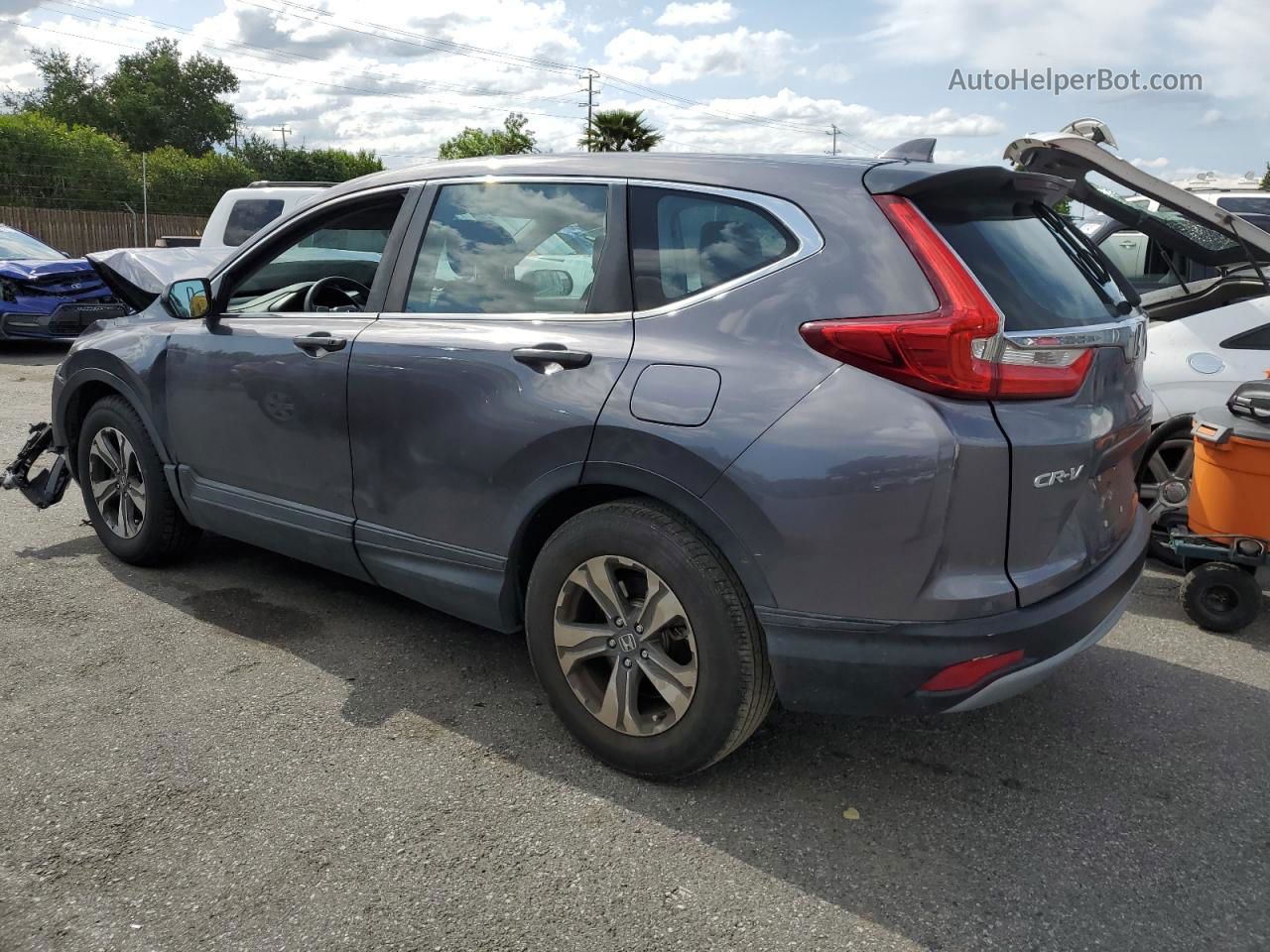 2018 Honda Cr-v Lx Charcoal vin: 2HKRW5H3XJH424016