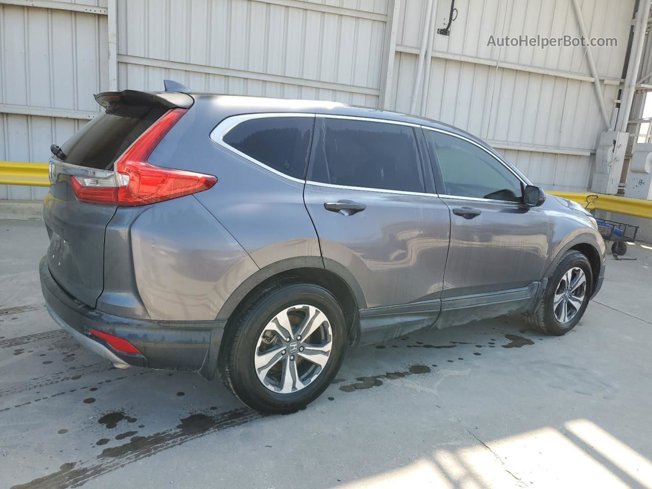 2019 Honda Cr-v Lx Gray vin: 2HKRW5H3XKH419321