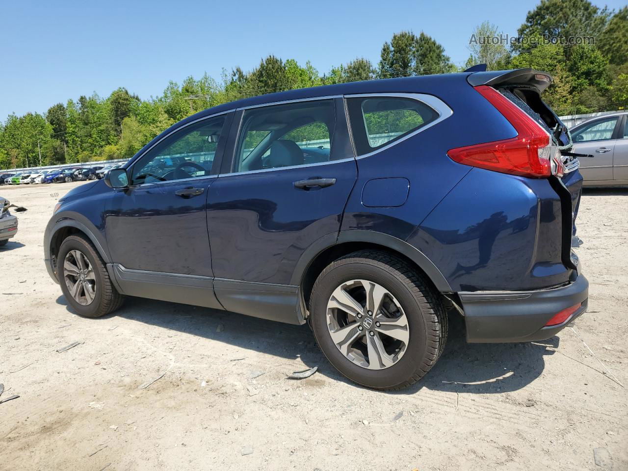 2019 Honda Cr-v Lx Blue vin: 2HKRW5H3XKH419710