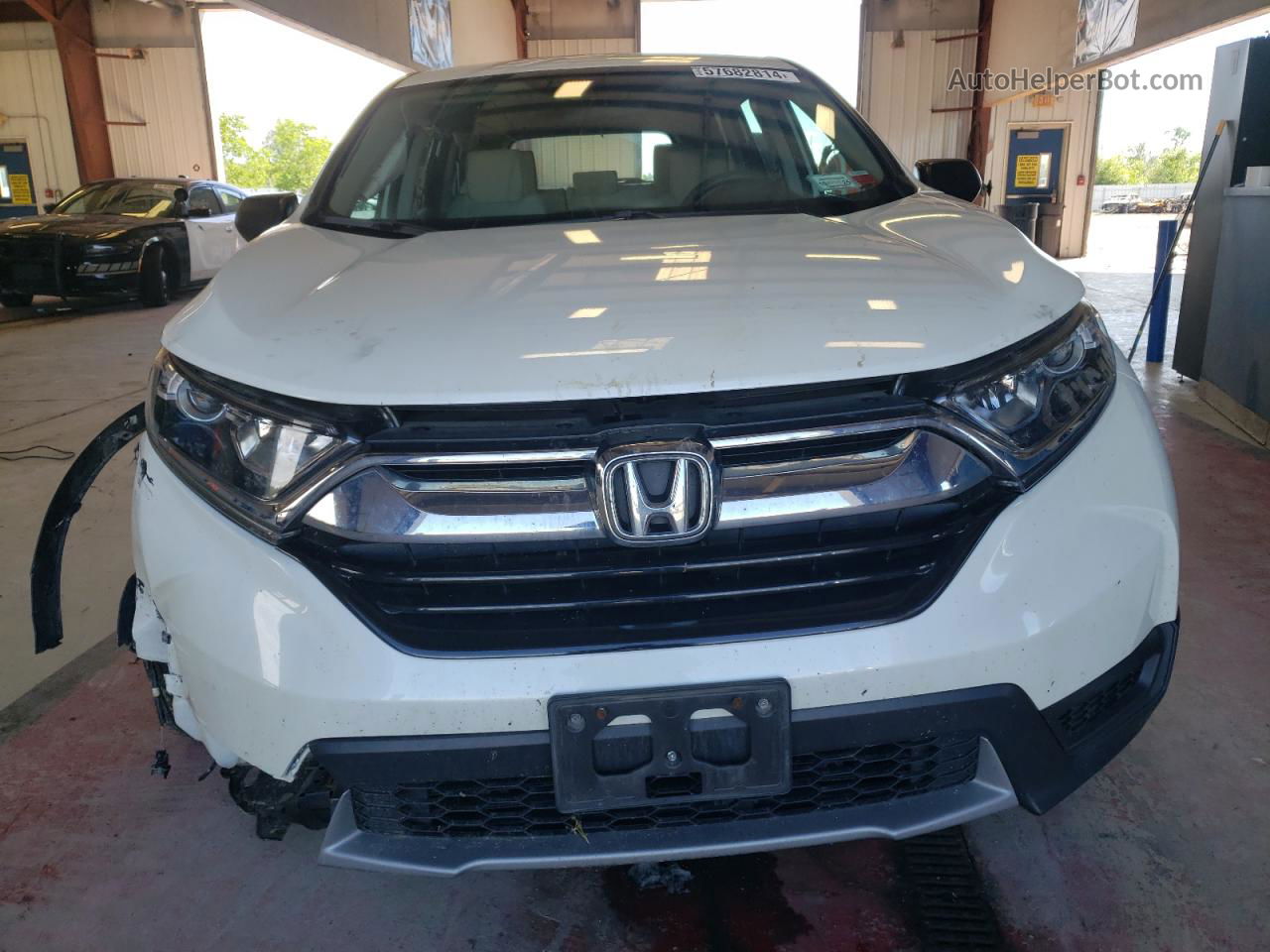 2017 Honda Cr-v Lx White vin: 2HKRW6H30HH201385