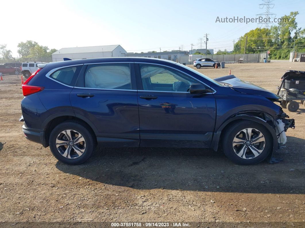 2018 Honda Cr-v Lx Blue vin: 2HKRW6H30JH204230