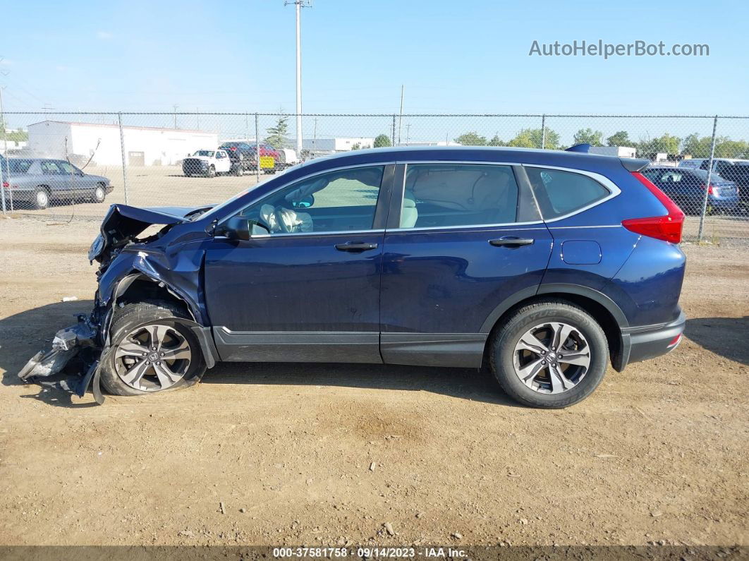 2018 Honda Cr-v Lx Blue vin: 2HKRW6H30JH204230