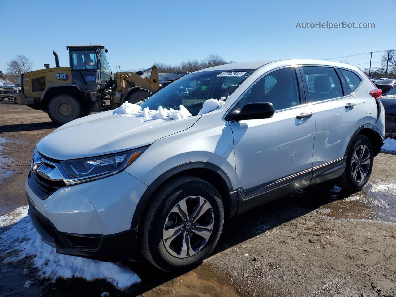 2019 Honda Cr-v Lx Белый vin: 2HKRW6H30KH218307