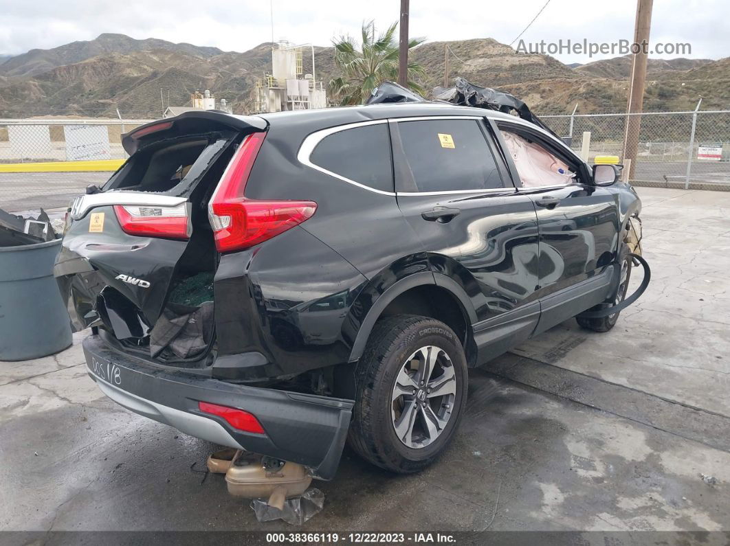 2017 Honda Cr-v Lx Black vin: 2HKRW6H31HH216736