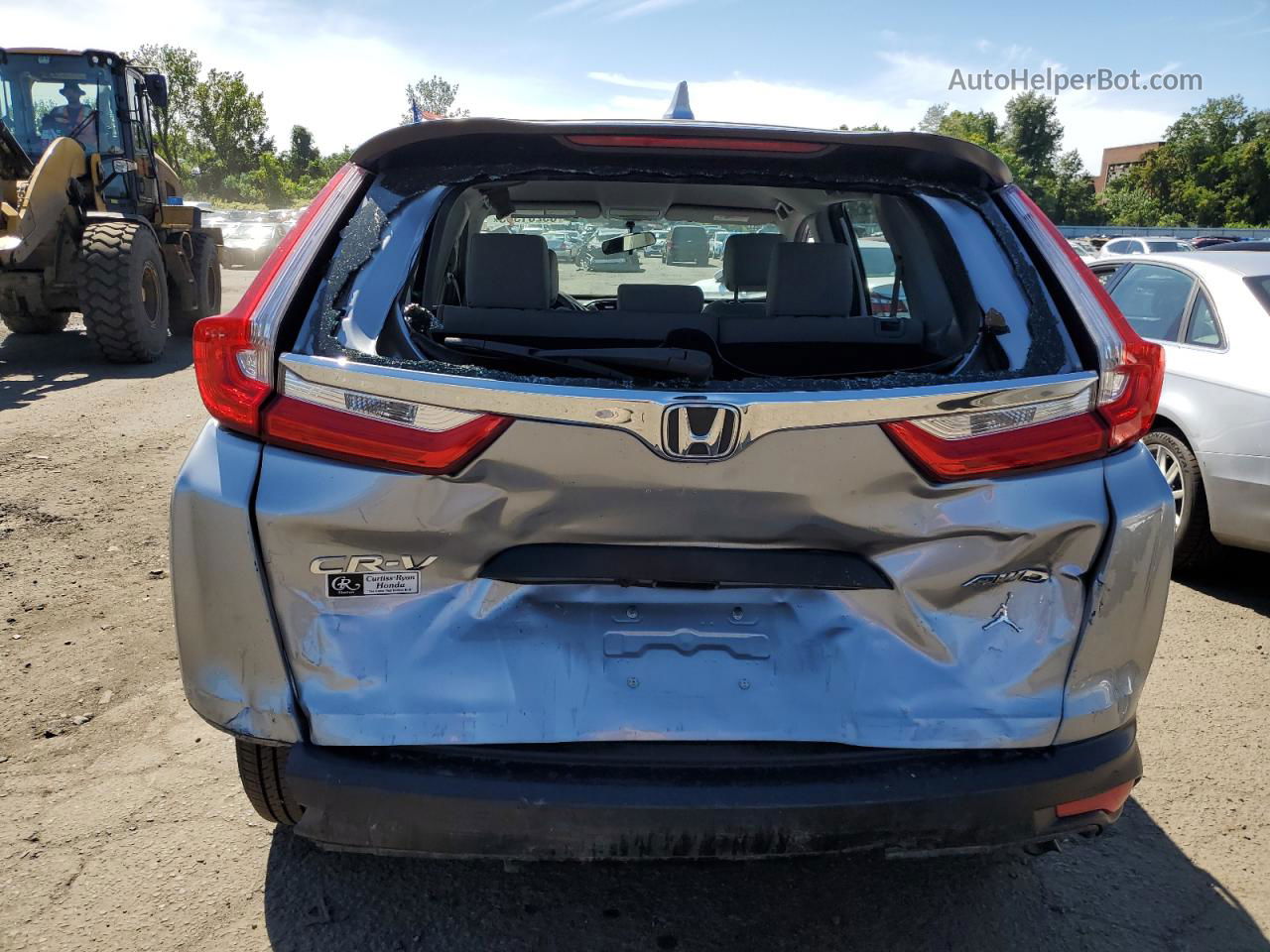 2018 Honda Cr-v Lx Silver vin: 2HKRW6H31JH215365