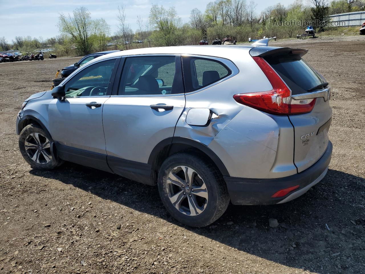 2018 Honda Cr-v Lx Silver vin: 2HKRW6H31JH217794