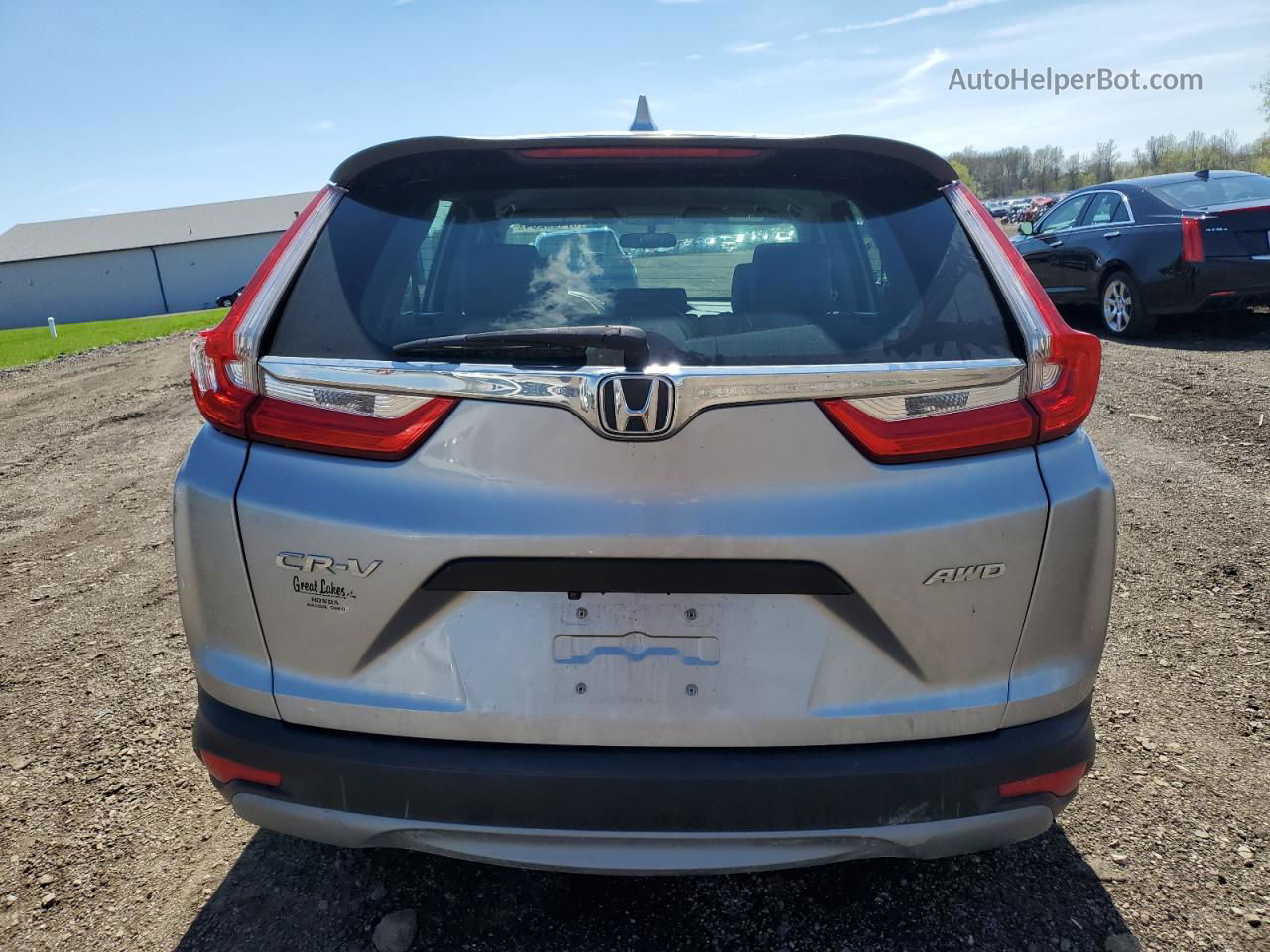 2018 Honda Cr-v Lx Silver vin: 2HKRW6H31JH217794