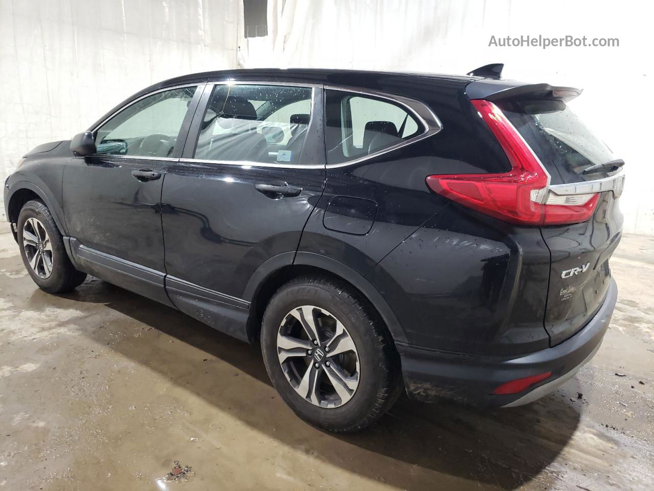 2018 Honda Cr-v Lx Black vin: 2HKRW6H31JH228309