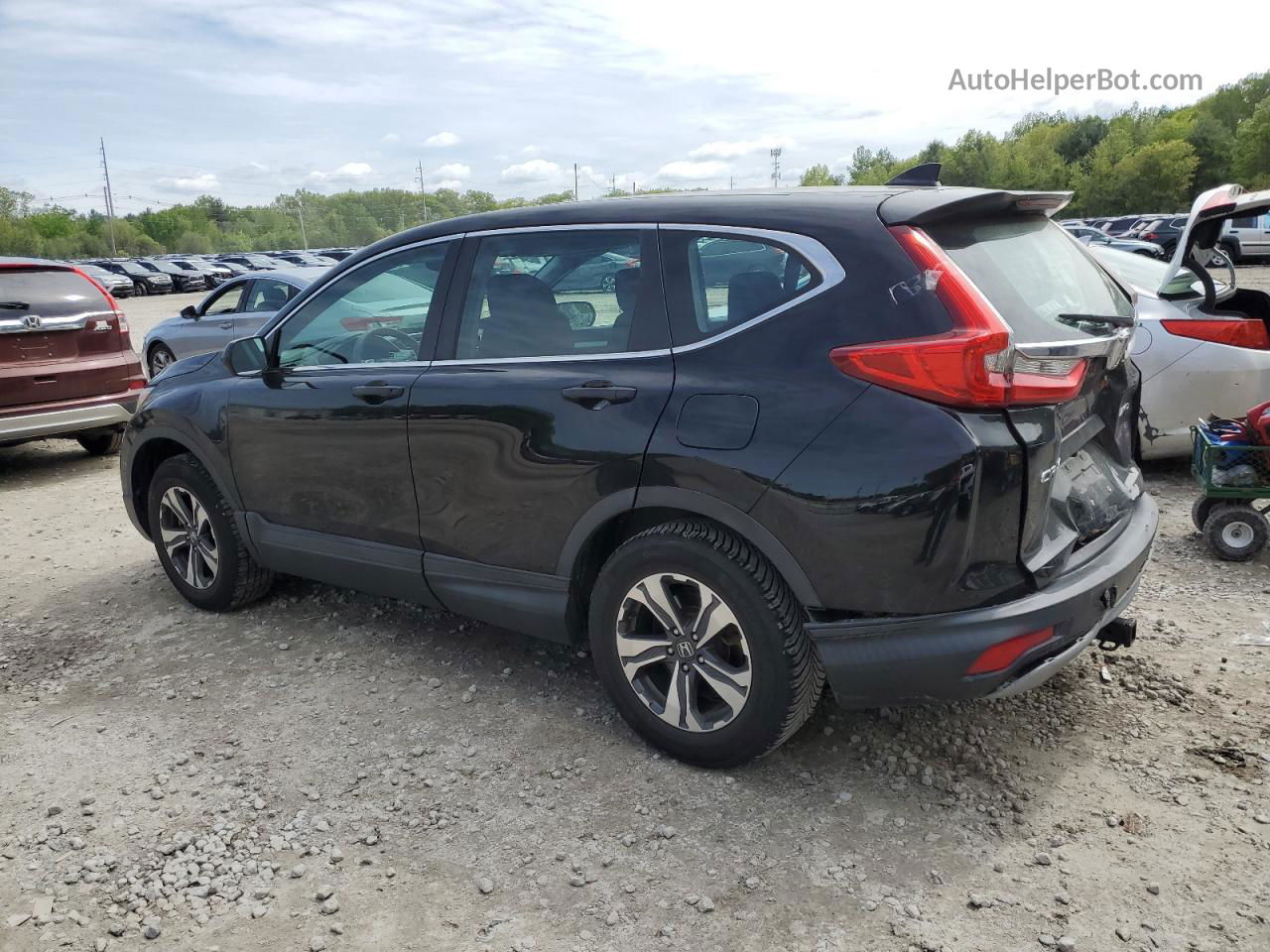 2019 Honda Cr-v Lx Black vin: 2HKRW6H31KH200401