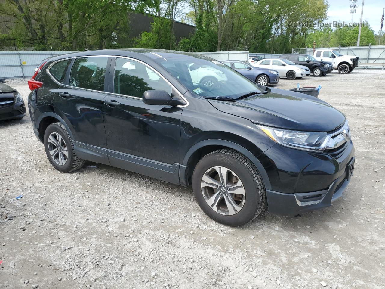 2019 Honda Cr-v Lx Black vin: 2HKRW6H31KH200401