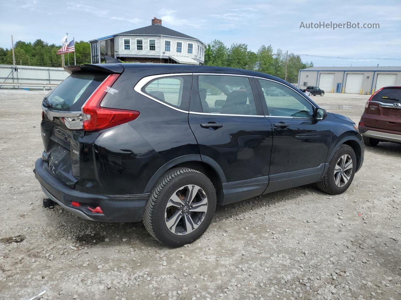 2019 Honda Cr-v Lx Black vin: 2HKRW6H31KH200401