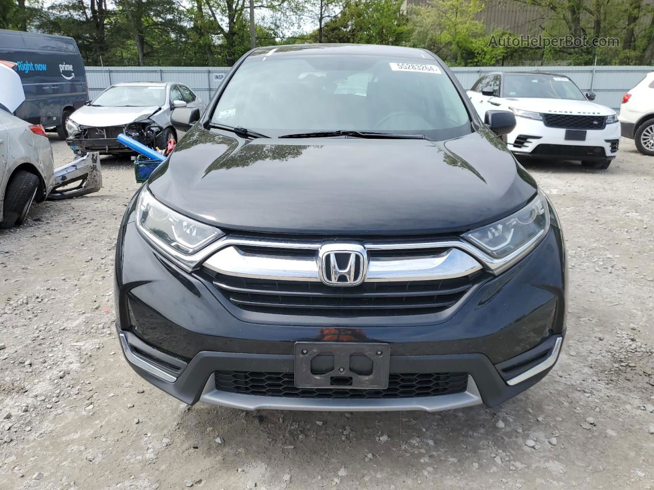 2019 Honda Cr-v Lx Black vin: 2HKRW6H31KH200401