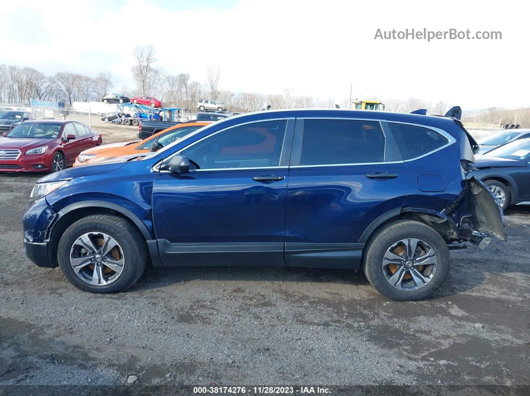 2019 Honda Cr-v Lx Dark Blue vin: 2HKRW6H31KH206666