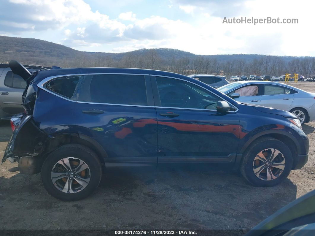 2019 Honda Cr-v Lx Dark Blue vin: 2HKRW6H31KH206666