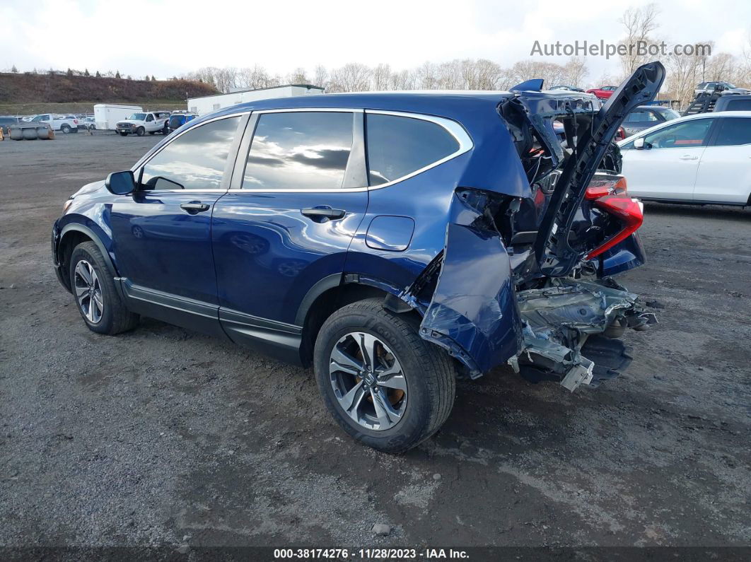 2019 Honda Cr-v Lx Dark Blue vin: 2HKRW6H31KH206666