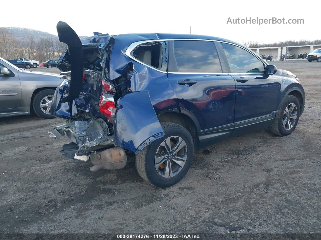 2019 Honda Cr-v Lx Dark Blue vin: 2HKRW6H31KH206666