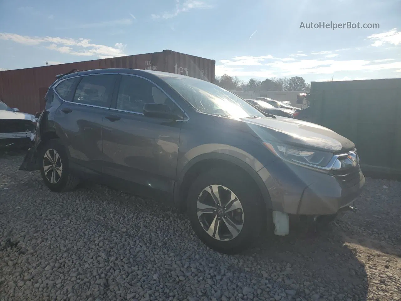 2019 Honda Cr-v Lx Charcoal vin: 2HKRW6H31KH208692