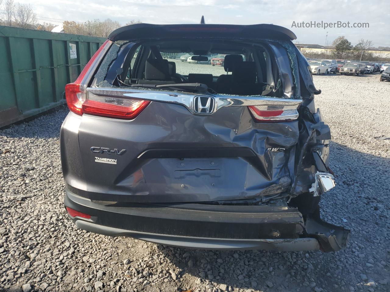 2019 Honda Cr-v Lx Charcoal vin: 2HKRW6H31KH208692