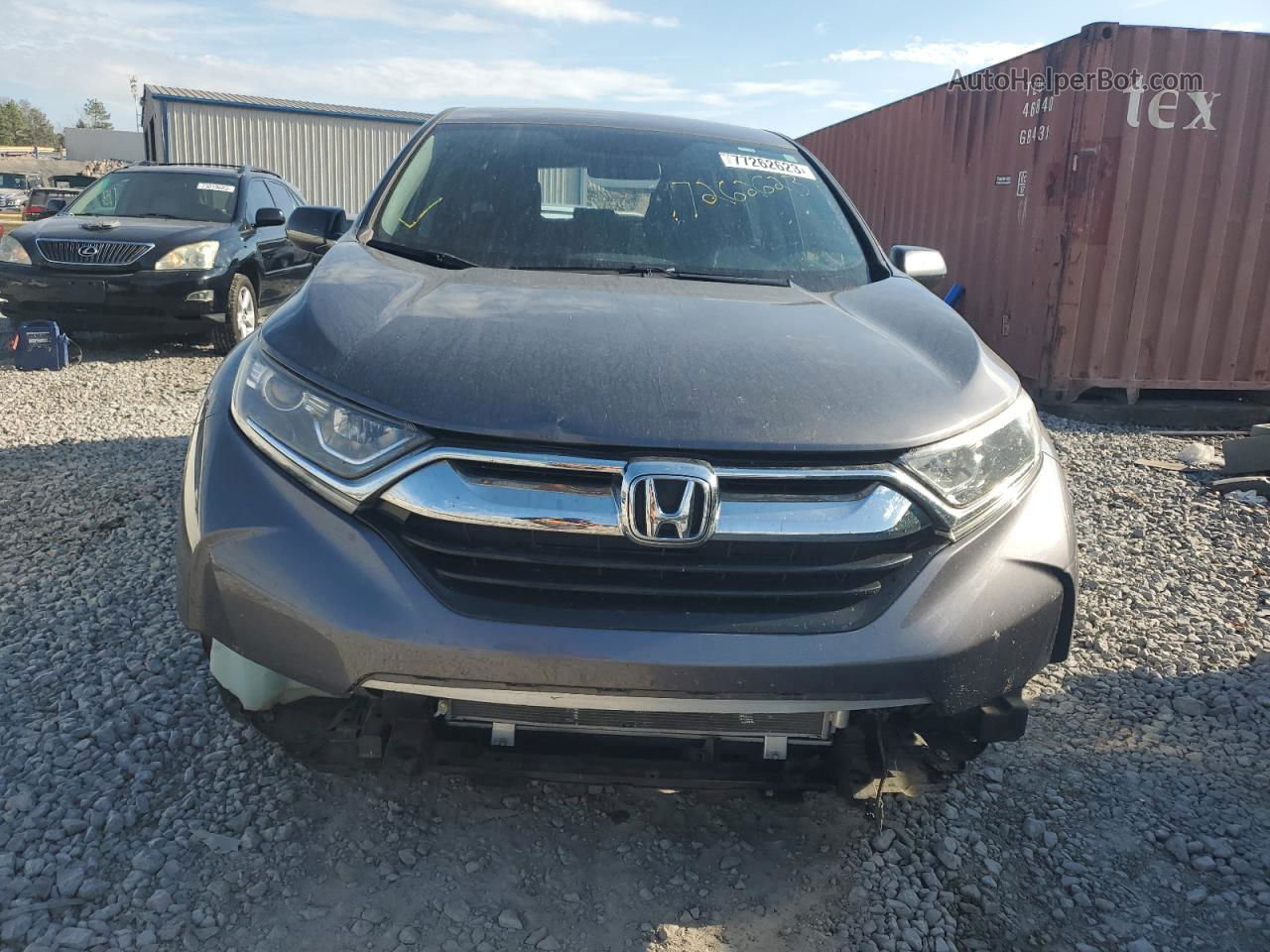 2019 Honda Cr-v Lx Charcoal vin: 2HKRW6H31KH208692