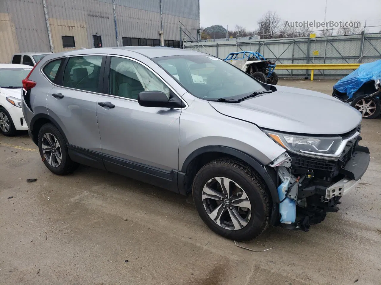 2017 Honda Cr-v Lx Silver vin: 2HKRW6H32HH200089