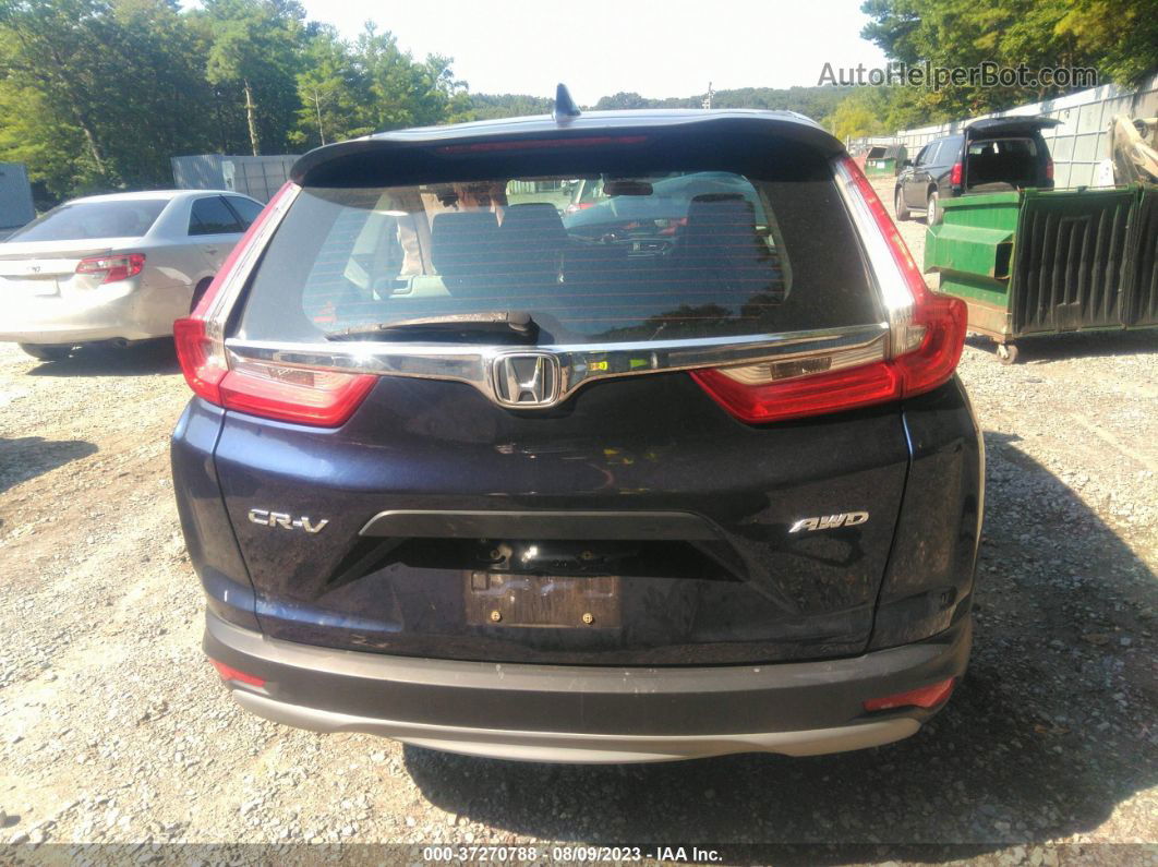 2017 Honda Cr-v Lx Blue vin: 2HKRW6H32HH219676