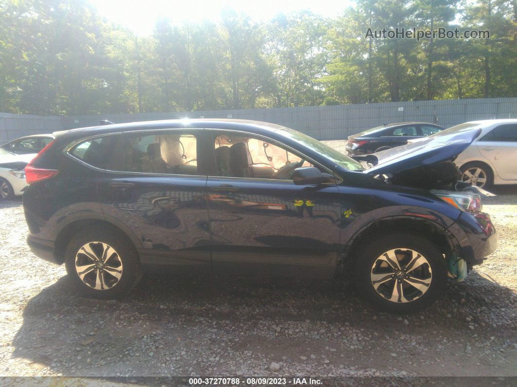 2017 Honda Cr-v Lx Blue vin: 2HKRW6H32HH219676