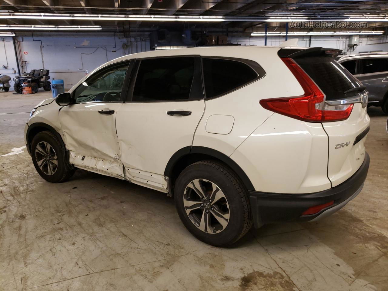 2018 Honda Cr-v Lx White vin: 2HKRW6H32JH213236