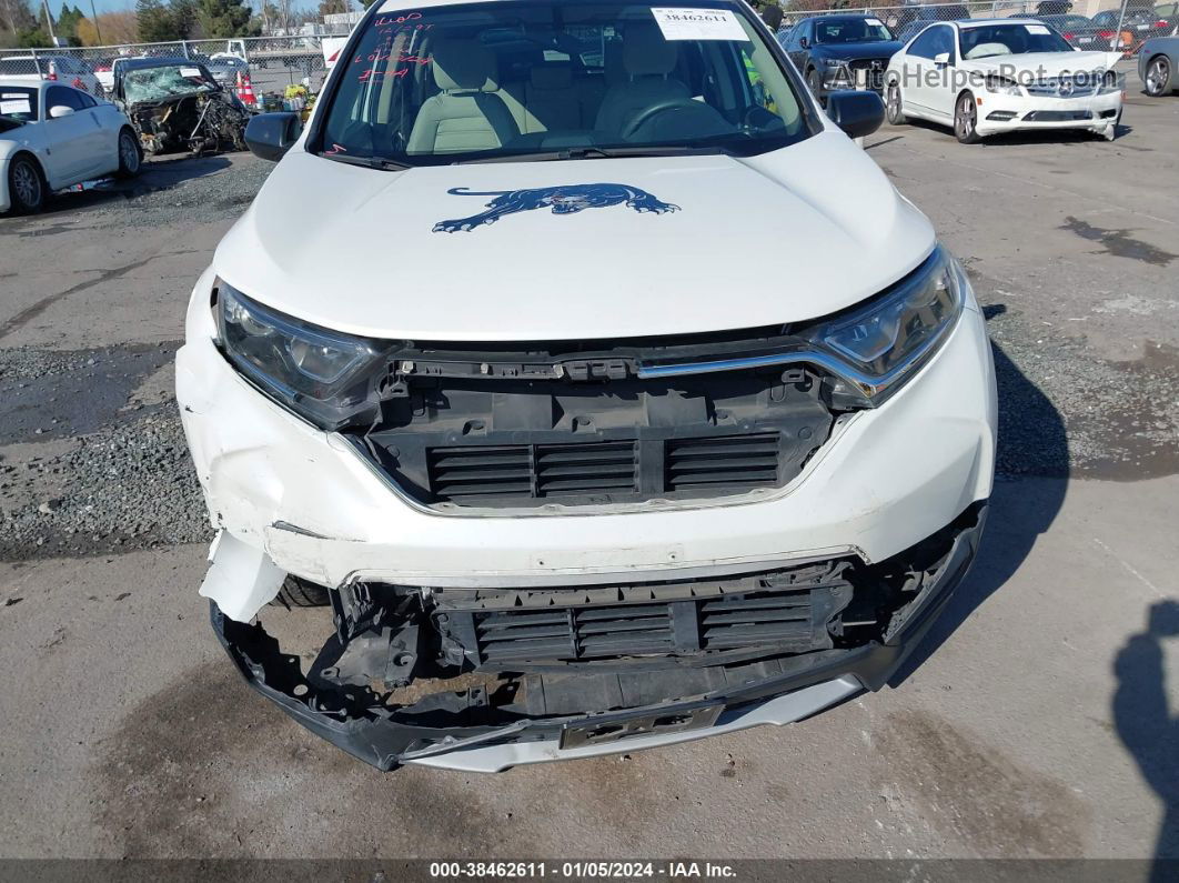 2017 Honda Cr-v Lx White vin: 2HKRW6H33HH208279