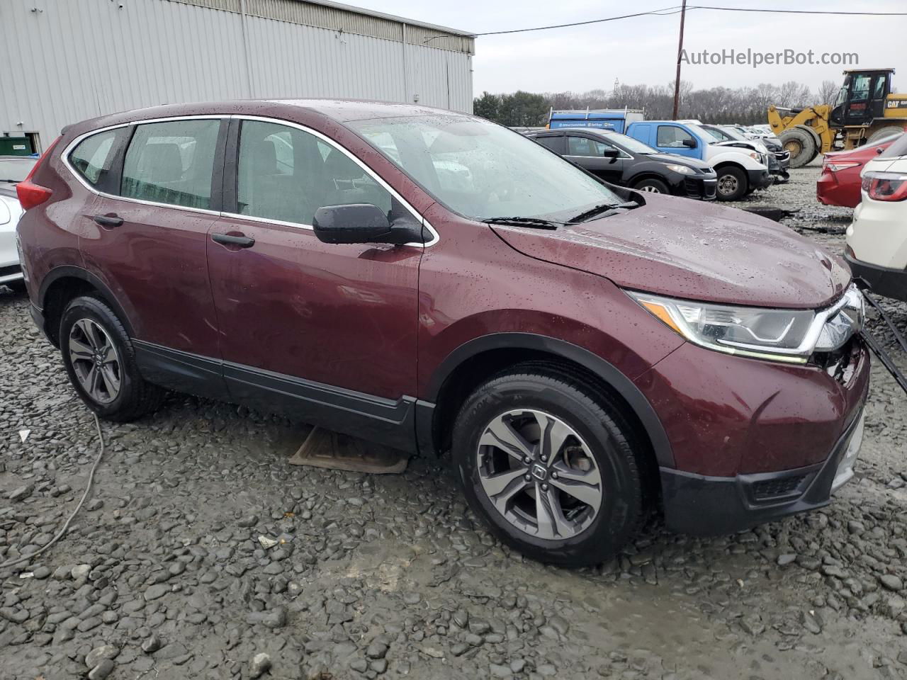 2018 Honda Cr-v Lx Бордовый vin: 2HKRW6H33JH207994